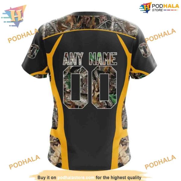 Custom Camo Hunting Design NHL Nashville Predators Hoodie 3D