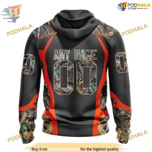 Custom Camo Hunting Design NHL New York Islanders Hoodie 3D 2
