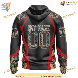 Custom Camo Hunting Design NHL Ottawa Senators Hoodie 3D 2