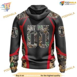 Custom Camo Hunting Design NHL Washington Capitals Hoodie 3D 2