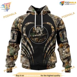 Custom Camo Hunting NHL New York Islanders Hoodie 3D 1