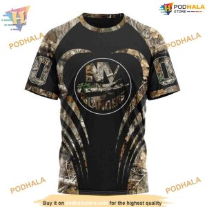 Custom Camo Hunting NHL New York Islanders Hoodie 3D 3