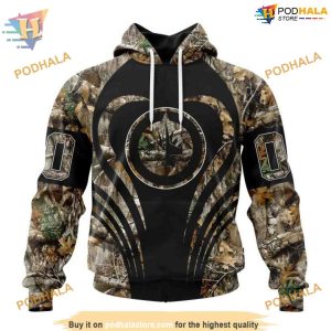 Custom Camo Hunting NHL Winnipeg Jets Hoodie 3D Shirt 1