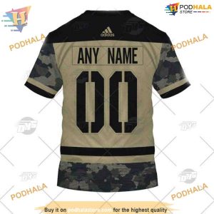 Custom Camo Military Practice Jersey NHL Minnesota Wild Hoodie 3D 1