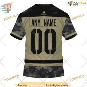 Custom Camo Military Practice Jersey NHL Ottawa Senators Hoodie 3D 2
