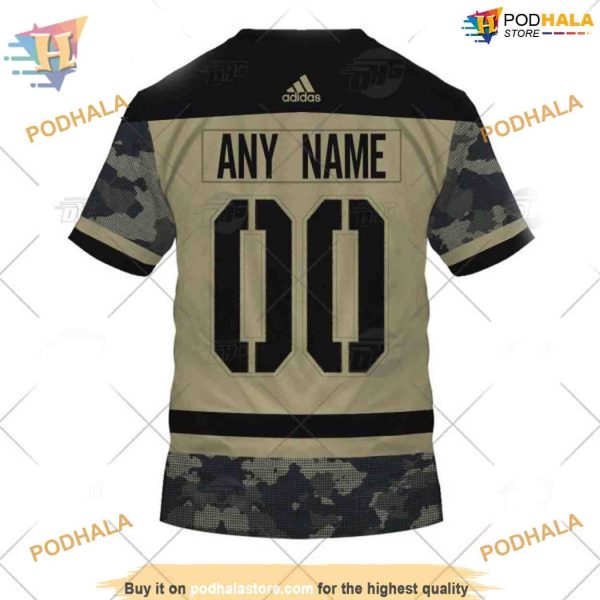 Custom Camo Military Practice Jersey NHL Ottawa Senators Hoodie 3D