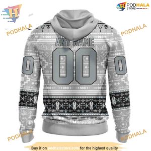 Custom Customized Native Design NHL Los Angeles Kings Hoodie 3D 2