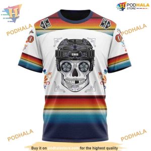 Custom Design For Dia De Los Muertos NHL Los Angeles Kings Hoodie 3D 3
