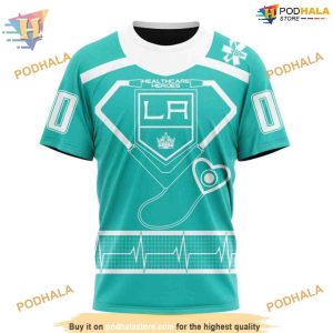 Custom Design Honoring Healthcare Heroes NHL Los Angeles Kings Hoodie 3D 3