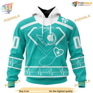Custom Design Honoring Healthcare Heroes NHL Ottawa Senators Hoodie 3D 1