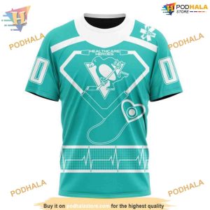 Custom Design Honoring Healthcare Heroes NHL Pittsburgh Penguins Hoodie 3D 3