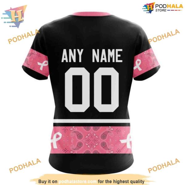 Custom Design PINK BREAST CANCER NHL Washington Capitals Hoodie 3D