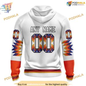 Custom Design With Native Pattern NHL New York Islanders Hoodie 3D 2