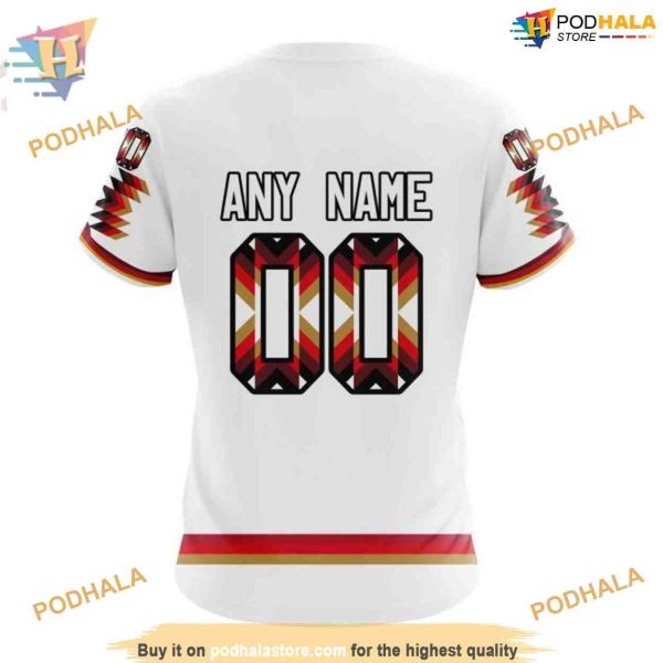Custom Design With Native Pattern NHL Ottawa Senators Hoodie 3D