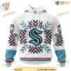 Custom Design With Native Pattern NHL Seattle Kraken Hoodie 3D