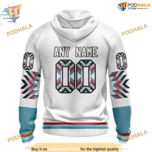 Custom Design With Native Pattern NHL Seattle Kraken Hoodie 3D 2