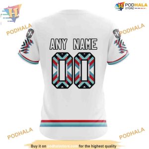 Custom Design With Native Pattern NHL Seattle Kraken Hoodie 3D 4