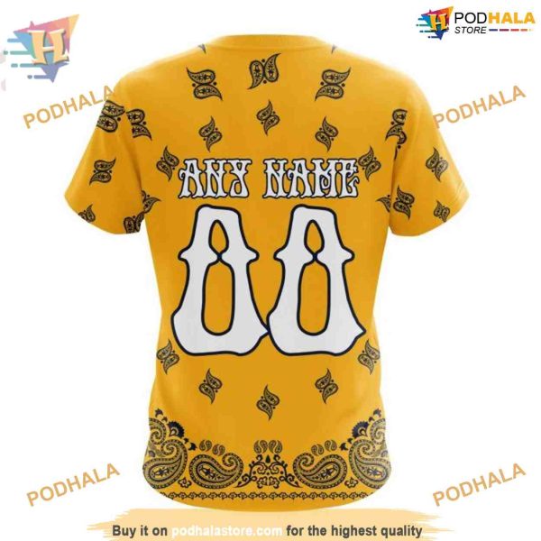 Custom Grateful Dead Design NHL Nashville Predators Hoodie 3D