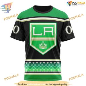 Custom Hockey Celebrate St Patrick's Day NHL Los Angeles Kings Hoodie 3D 3