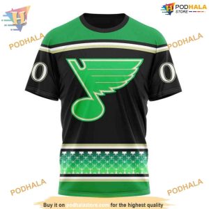 Custom Hockey Celebrate St Patrick's Day NHL St Louis Blues Hoodie 3D 3