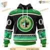 Custom Hockey Celebrate St Patrick's Day NHL Winnipeg Jets Hoodie 3D
