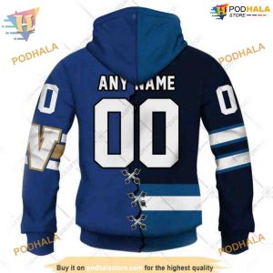 Custom Mix CFL Winnipeg Blue Bombers NHL Winnipeg Jets Hoodie 3D 3
