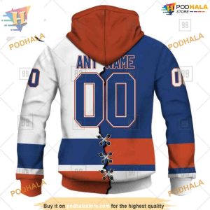 Custom Mix Jersey 2023 Style NHL New York Islanders Hoodie 3D 3