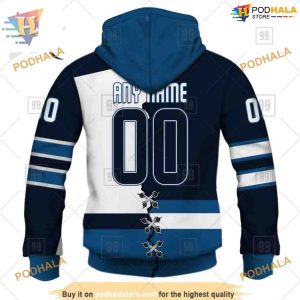Custom Mix Jersey 2023 Style NHL Winnipeg Jets Hoodie 3D Shirt 3