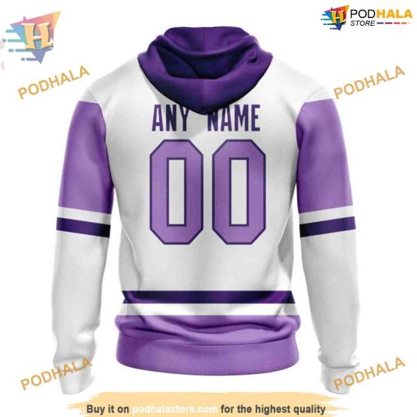 Custom NHL San Jose Sharks Hoodie 3D, 2023 Hockey Fight Cancer Shirt