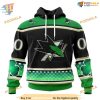 Custom NHL San Jose Sharks Hoodie 3D, Hockey Celebrate St Patrick's Day Shirt