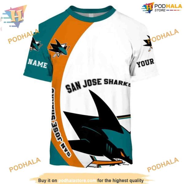 Custom NHL San Jose Sharks Hoodie 3D, You Laugh I Laugh You Cry I Cry Shirt