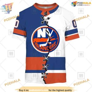 Custom Name And Number Mix Jersey 2023 NHL New York Islanders Hoodie 3D 2