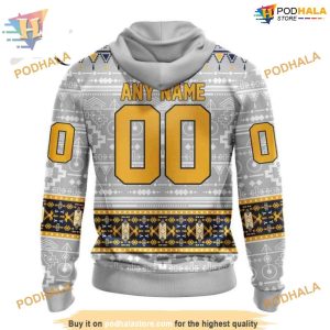 Custom Native Design NHL Nashville Predators Hoodie 3D 2