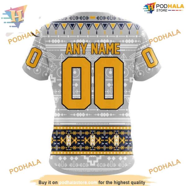 Custom Native Design NHL Nashville Predators Hoodie 3D