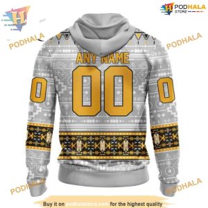 Custom Native Design NHL Pittsburgh Penguins Hoodie 3D 2