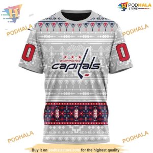 Custom Native Design NHL Washington Capitals Hoodie 3D 3