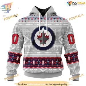 Custom Native Design NHL Winnipeg Jets Hoodie 3D Shirt 1