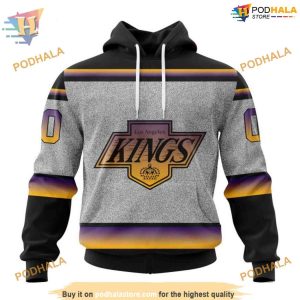 Custom New Gradient Series Concept NHL Los Angeles Kings Hoodie 3D 1