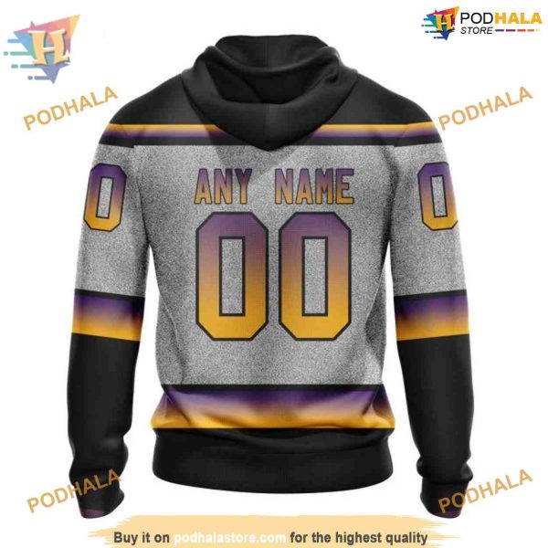 Custom New Gradient Series Concept NHL Los Angeles Kings Hoodie 3D
