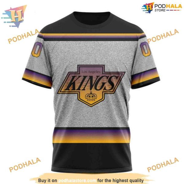 Custom New Gradient Series Concept NHL Los Angeles Kings Hoodie 3D