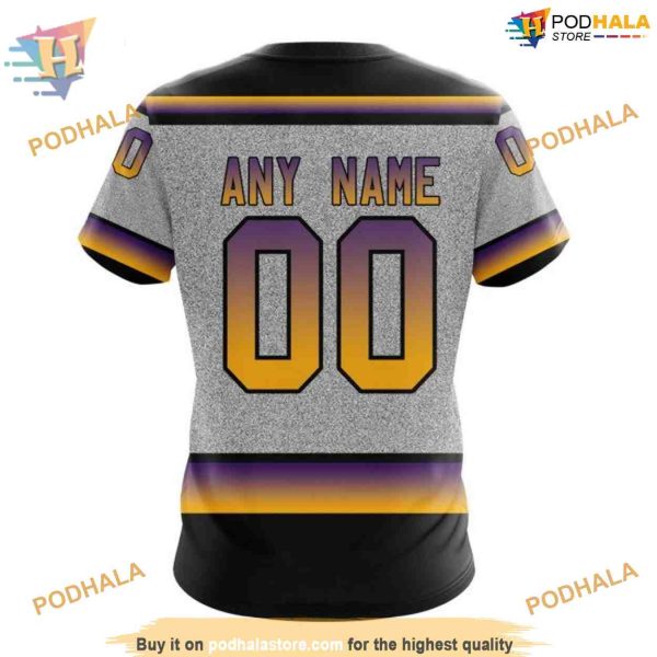 Custom New Gradient Series Concept NHL Los Angeles Kings Hoodie 3D