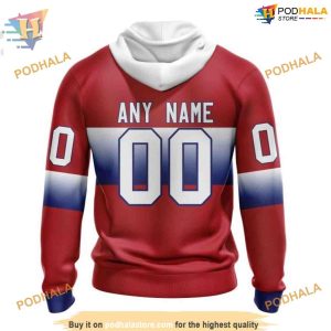 Custom New Gradient Series Concept NHL Montreal Canadiens Hoodie 3D 2