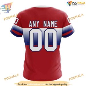 Custom New Gradient Series Concept NHL Montreal Canadiens Hoodie 3D 4