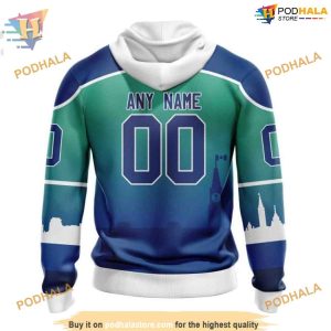 Custom New Gradient Series Concept NHL Ottawa Senators Hoodie 3D 2