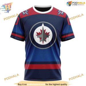 Custom New Gradient Series Concept NHL Winnipeg Jets Hoodie 3D 3