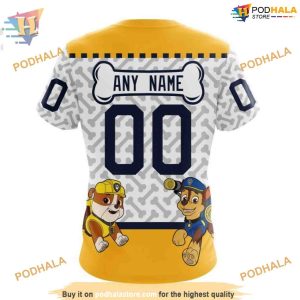 Custom PawPatrol Design NHL Nashville Predators Hoodie 3D 4
