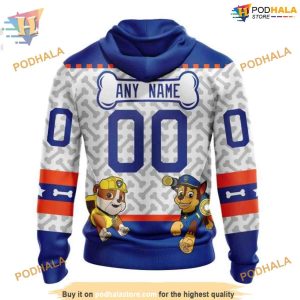 Custom PawPatrol Design NHL New York Islanders Hoodie 3D 2