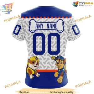 Custom PawPatrol Design NHL New York Islanders Hoodie 3D 4