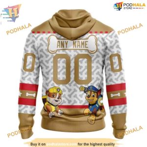 Custom PawPatrol Design NHL Ottawa Senators Hoodie 3D 2