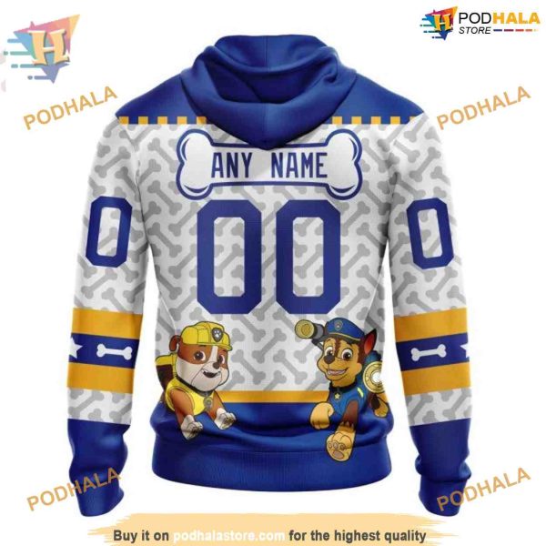 Custom PawPatrol Design NHL St. Louis Blues Hoodie 3D Sweatshirt